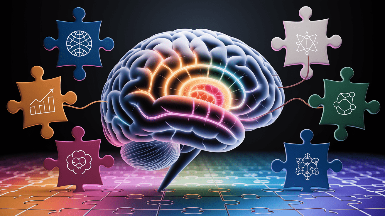 A conceptual illustration representing Crack the Code: What is an LPA in Psychology?. Visualize the main ideas: . Creative but clear representation of the concept. Style: photorealistic. high quality, detailed, professional, clean composition, good lighting, sharp focus, well-composed. high quality, professional, detailed, well-composed