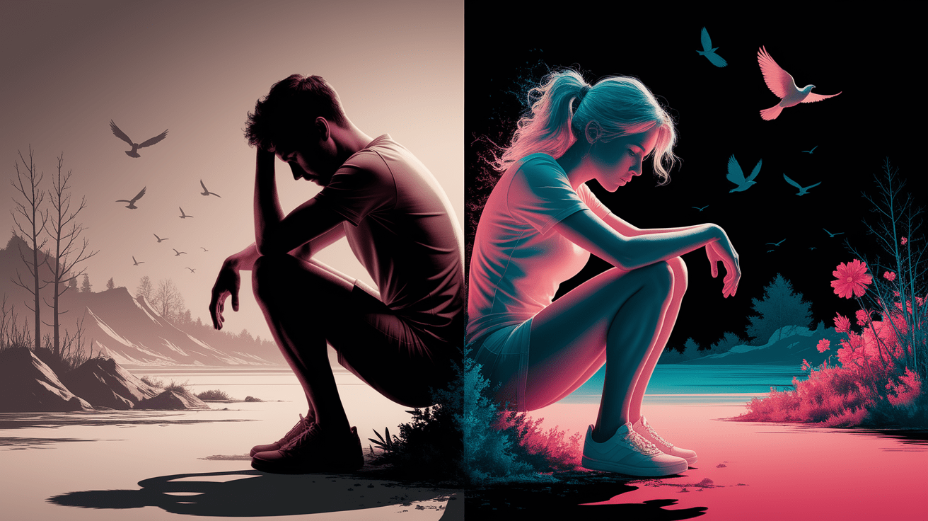 A conceptual illustration representing The Helplessness-Motivation Connection. Visualize the main ideas: . Creative but clear representation of the concept. Style: photorealistic. high quality, detailed, professional, clean composition, good lighting, sharp focus, well-composed. high quality, professional, detailed, well-composed