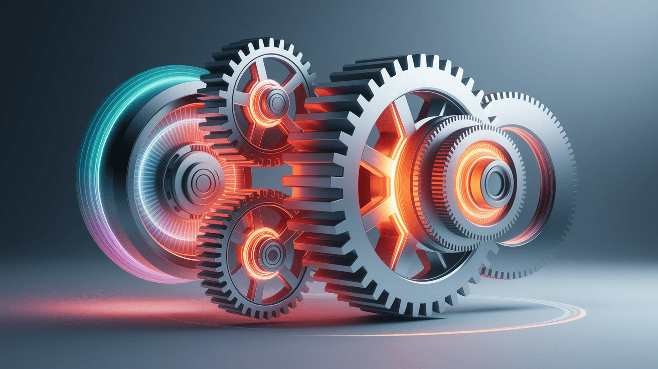 A conceptual illustration representing Unpacking Synchrony Mechanisms. Visualize the main ideas: . Creative but clear representation of the concept. Style: photorealistic. high quality, detailed, professional, clean composition, good lighting, sharp focus, well-composed. high quality, professional, detailed, well-composed
