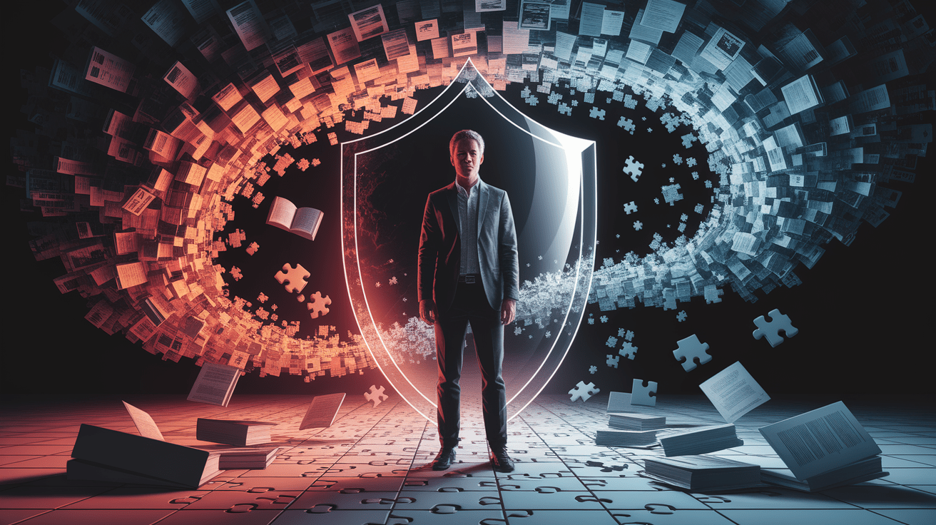 A conceptual illustration representing Forewarned and Fortified: Understanding Misinformation-Resilience Psychology. Visualize the main ideas: . Creative but clear representation of the concept. Style: photorealistic. high quality, detailed, professional, clean composition, good lighting, sharp focus, well-composed. high quality, professional, detailed, well-composed