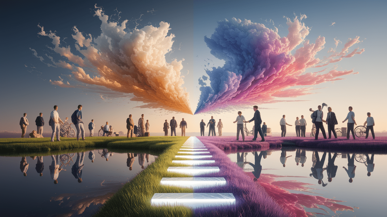 A conceptual illustration representing Strategies for Clarity: Thriving Amid Ambiguity. Visualize the main ideas: . Creative but clear representation of the concept. Style: photorealistic. high quality, detailed, professional, clean composition, good lighting, sharp focus, well-composed. high quality, professional, detailed, well-composed