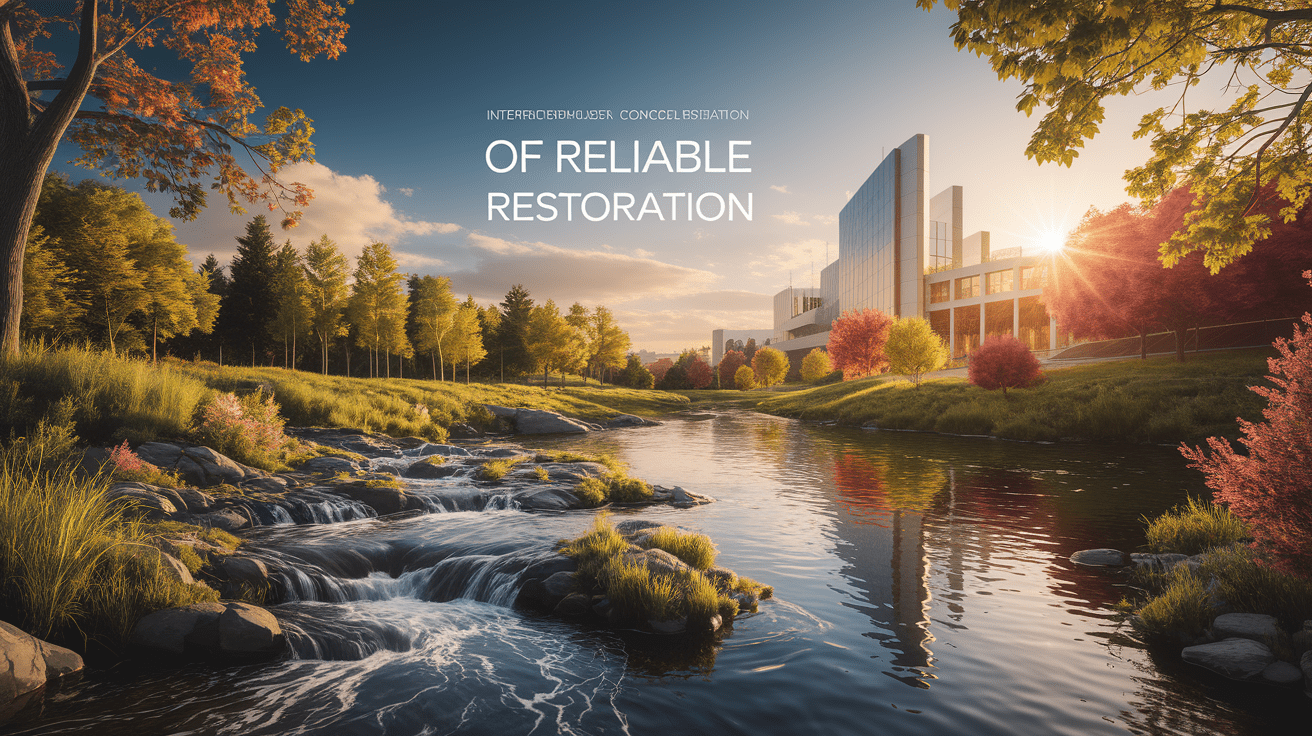 A conceptual illustration representing Core Principles of Reliable Restoration. Visualize the main ideas: . Creative but clear representation of the concept. Style: photorealistic. high quality, detailed, professional, clean composition, good lighting, sharp focus, well-composed. high quality, professional, detailed, well-composed