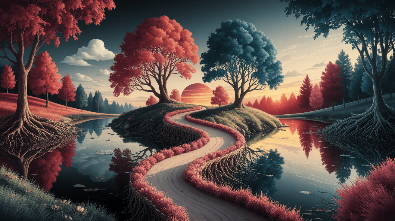 A conceptual illustration representing Psychological Frameworks Guiding Mourning. Visualize the main ideas: . Creative but clear representation of the concept. Style: photorealistic. high quality, detailed, professional, clean composition, good lighting, sharp focus, well-composed. high quality, professional, detailed, well-composed