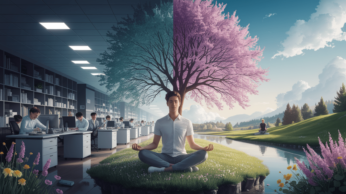 A conceptual illustration representing Building Resilience: Psychological Strategies to Prevent and Manage Burnout. Visualize the main ideas: . Creative but clear representation of the concept. Style: photorealistic. high quality, detailed, professional, clean composition, good lighting, sharp focus, well-composed. high quality, professional, detailed, well-composed