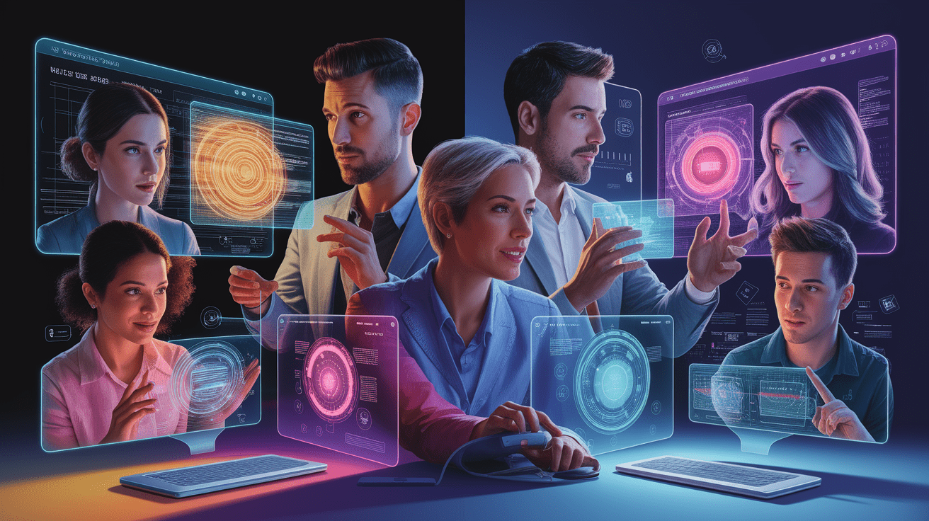 A conceptual illustration representing Validating Virtual First Glances. Visualize the main ideas: . Creative but clear representation of the concept. Style: photorealistic. high quality, detailed, professional, clean composition, good lighting, sharp focus, well-composed. high quality, professional, detailed, well-composed