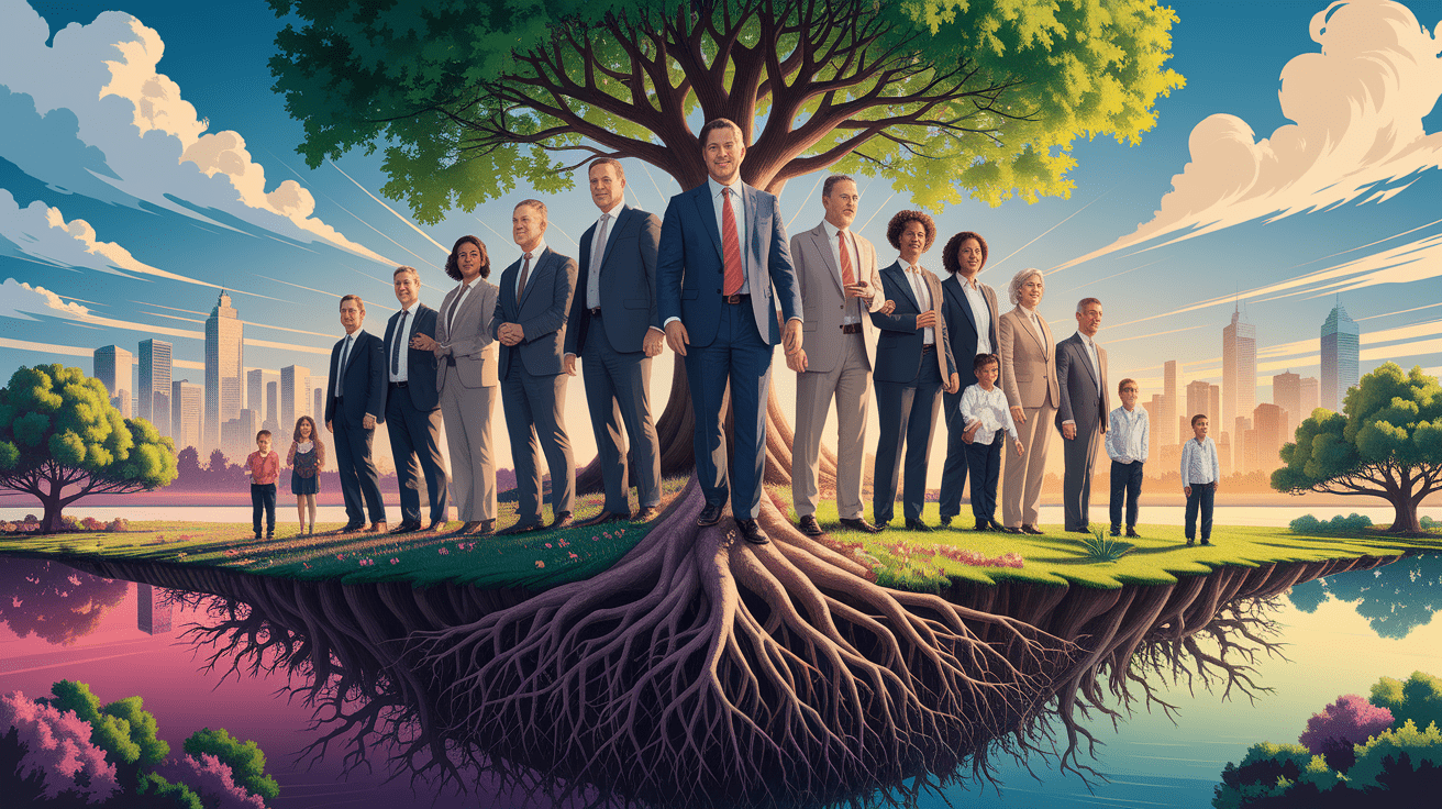 A conceptual illustration representing Conclusion: The Lasting Legacy of Ethical Leadership. Visualize the main ideas: . Creative but clear representation of the concept. Style: photorealistic. high quality, detailed, professional, clean composition, good lighting, sharp focus, well-composed. high quality, professional, detailed, well-composed