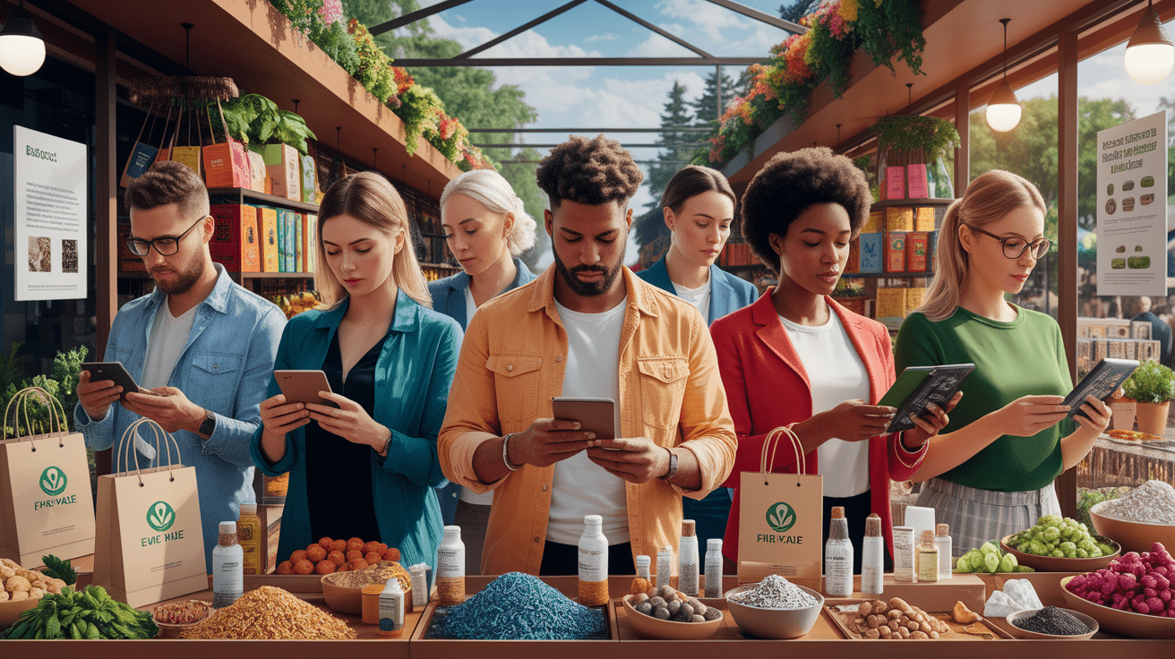 A conceptual illustration representing Biases and Ethical Consumption. Visualize the main ideas: . Creative but clear representation of the concept. Style: photorealistic. high quality, detailed, professional, clean composition, good lighting, sharp focus, well-composed. high quality, professional, detailed, well-composed