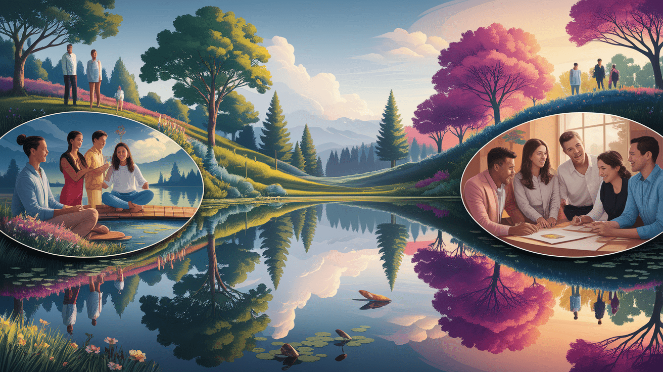 A conceptual illustration representing Protective Factors That Foster Resilience. Visualize the main ideas: . Creative but clear representation of the concept. Style: photorealistic. high quality, detailed, professional, clean composition, good lighting, sharp focus, well-composed. high quality, professional, detailed, well-composed