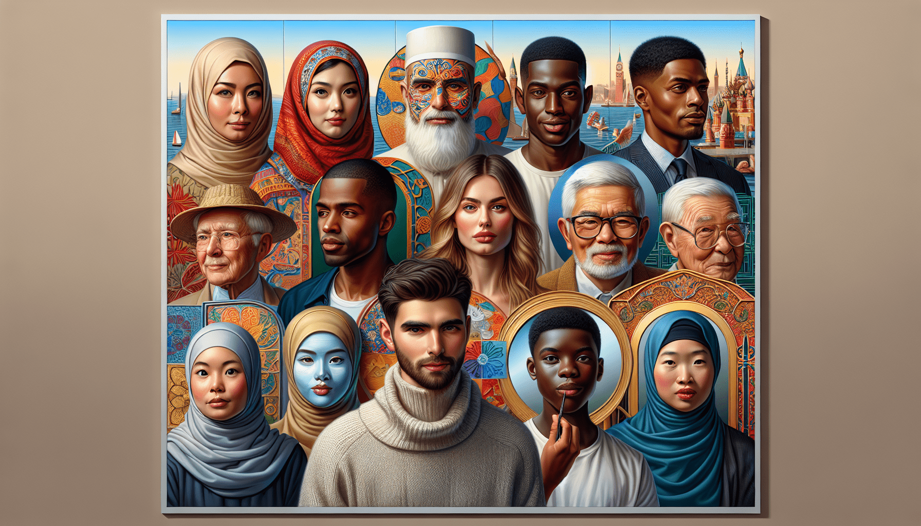 A conceptual illustration representing Models of Identity Formation. Visualize the main ideas: . Creative but clear representation of the concept. Style: photorealistic. high quality, detailed, professional, clean composition, good lighting, sharp focus, well-composed. high quality, professional, detailed, well-composed