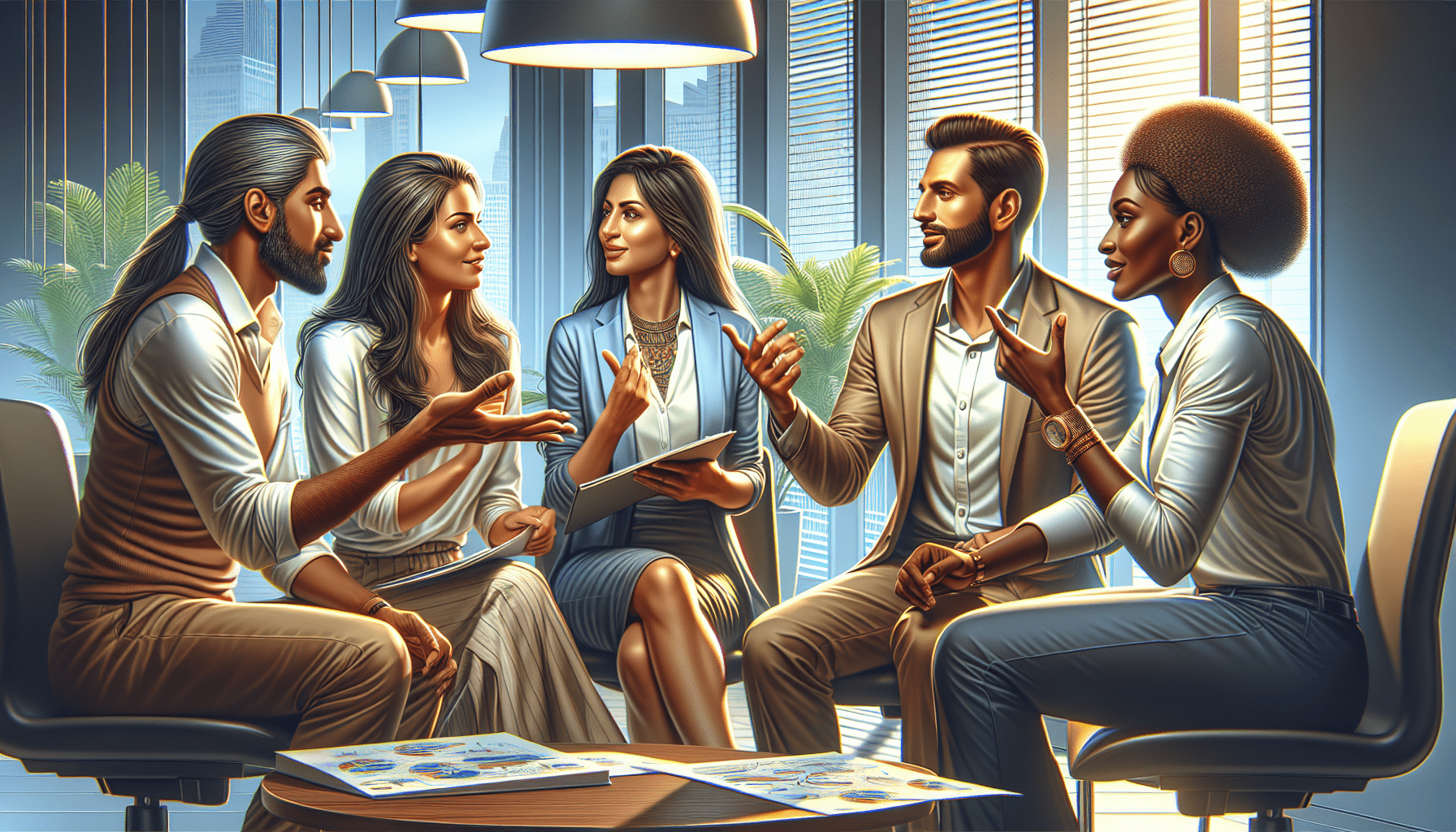 A conceptual illustration representing Enhancing Relationship Management Skills. Visualize the main ideas: . Creative but clear representation of the concept. Style: photorealistic. high quality, detailed, professional, clean composition, good lighting, sharp focus, well-composed. high quality, professional, detailed, well-composed